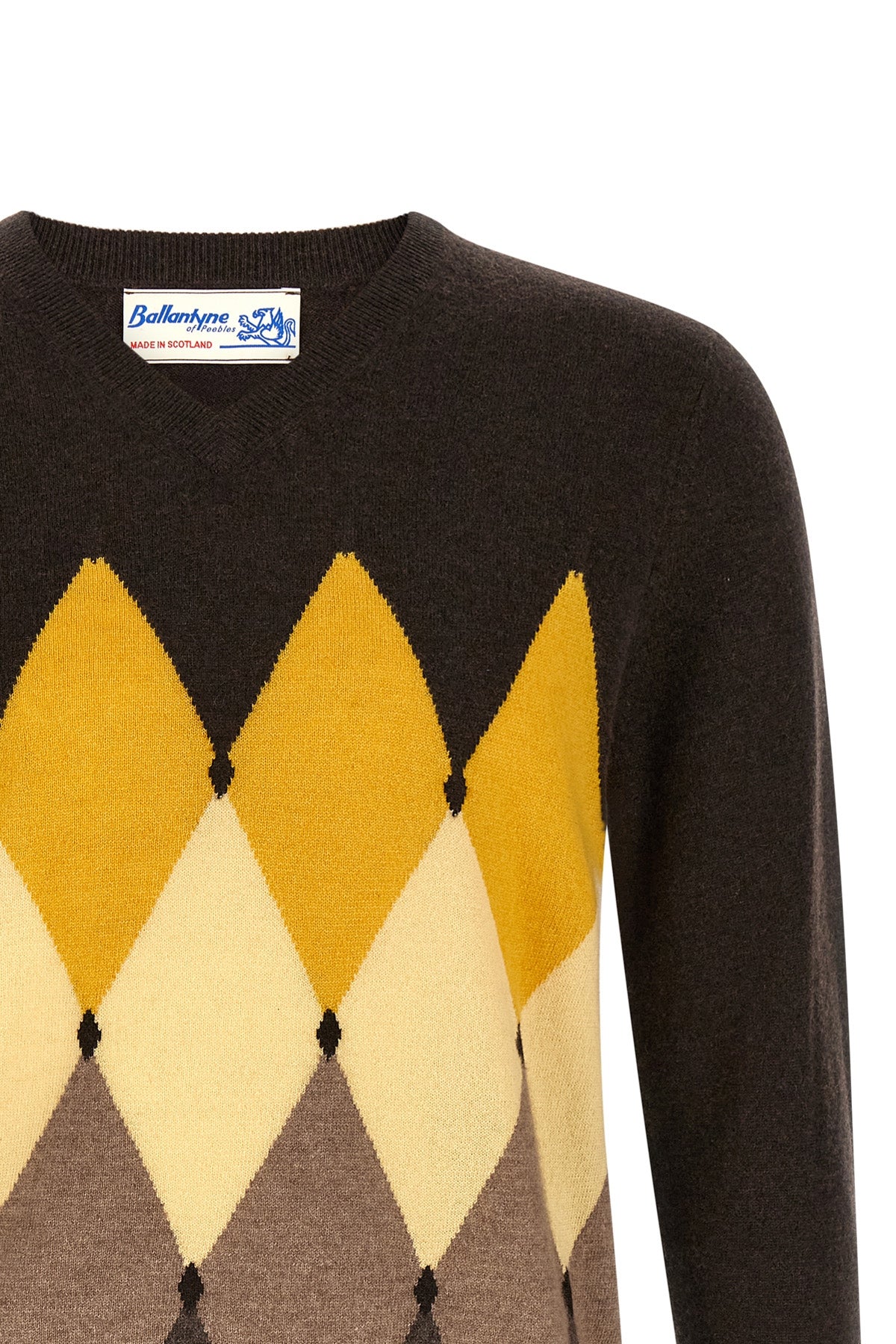 the ballantyne pure cashmere v-neck sweater