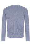 waffle stitch cotton sweater