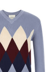 waffle stitch cotton sweater