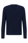 waffle stitch cotton sweater