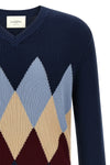 waffle stitch cotton sweater