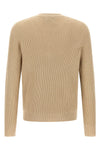 waffle stitch cotton sweater