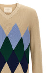 waffle stitch cotton sweater