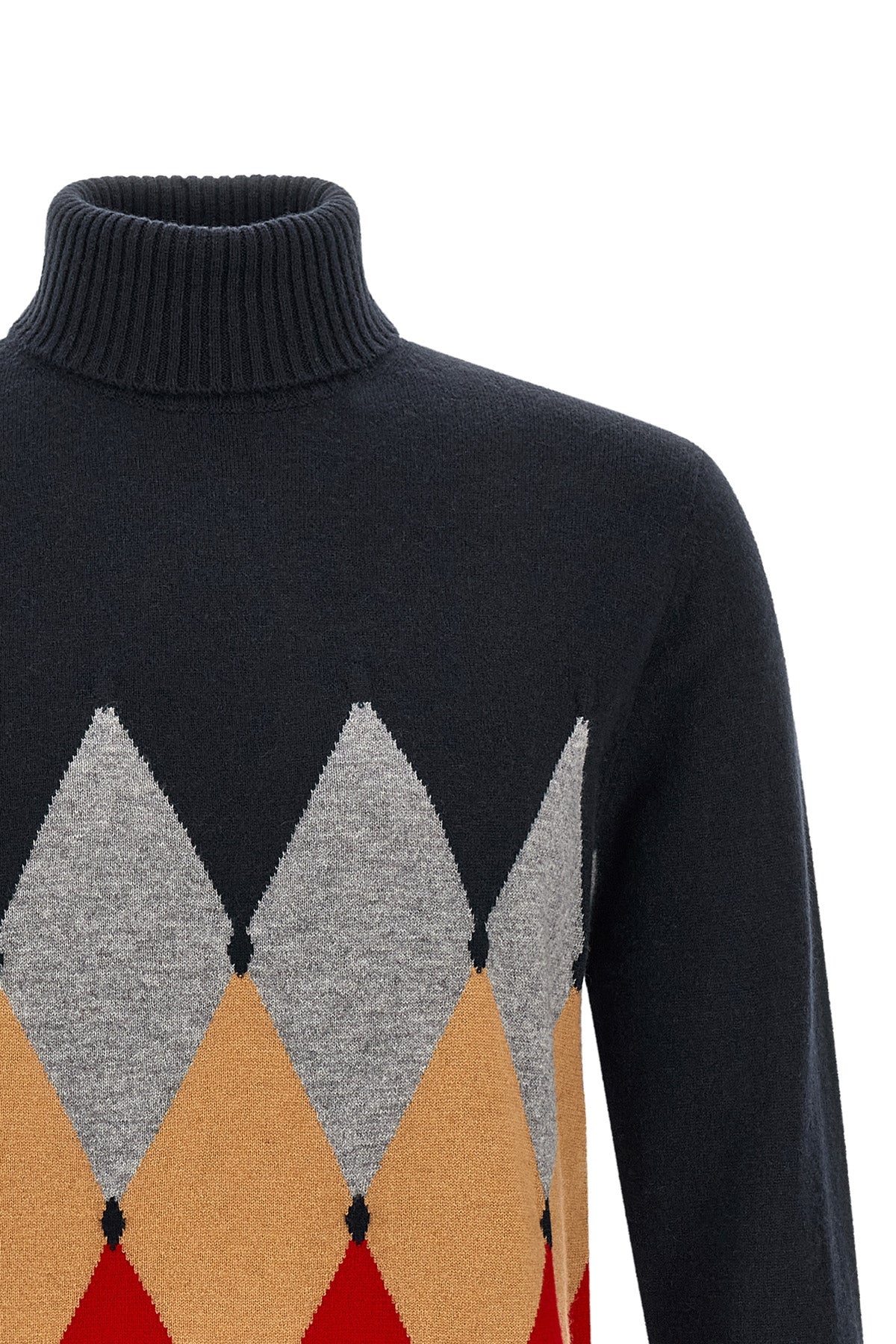 the classic diamond ballantyne high neck pullover
