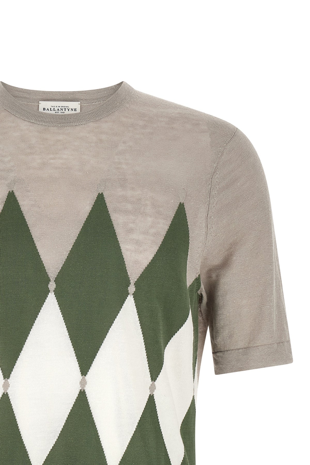 linen and cotton blend t-shirt