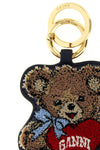bear leather keyring