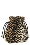 animal print nylon pouch