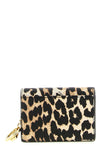 leopard print card holder