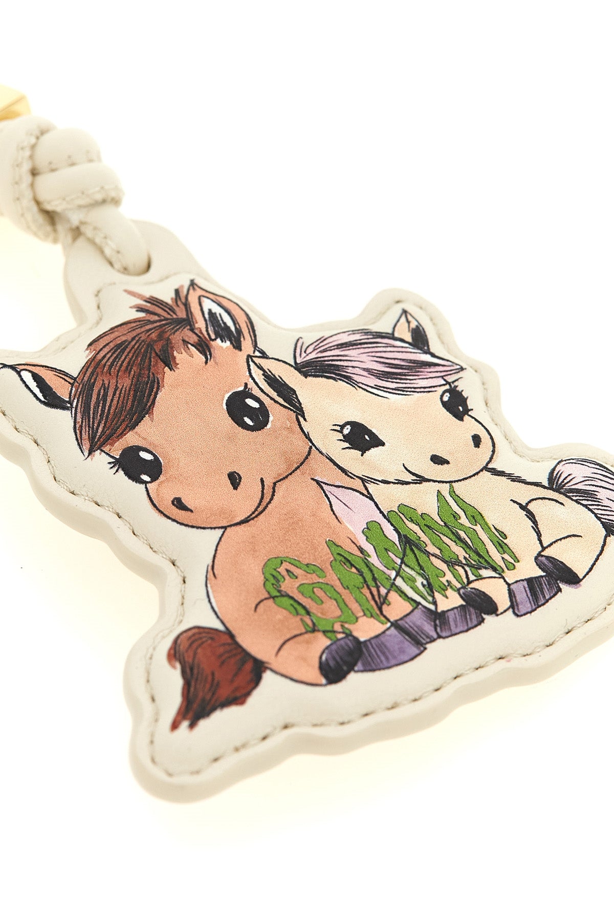 pony leather keyring