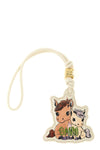pony leather keyring