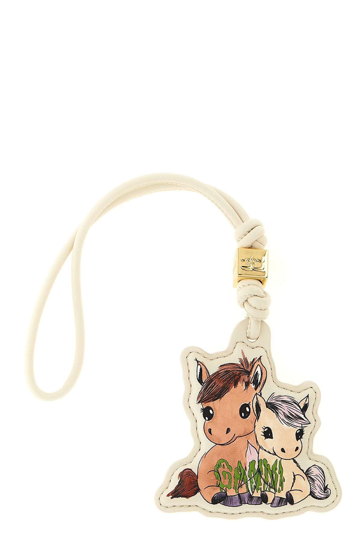 pony leather keyring