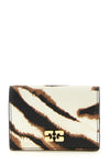 bou card holder in leather-effect fabric