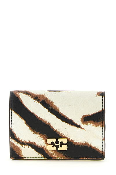 bou card holder in leather-effect fabric