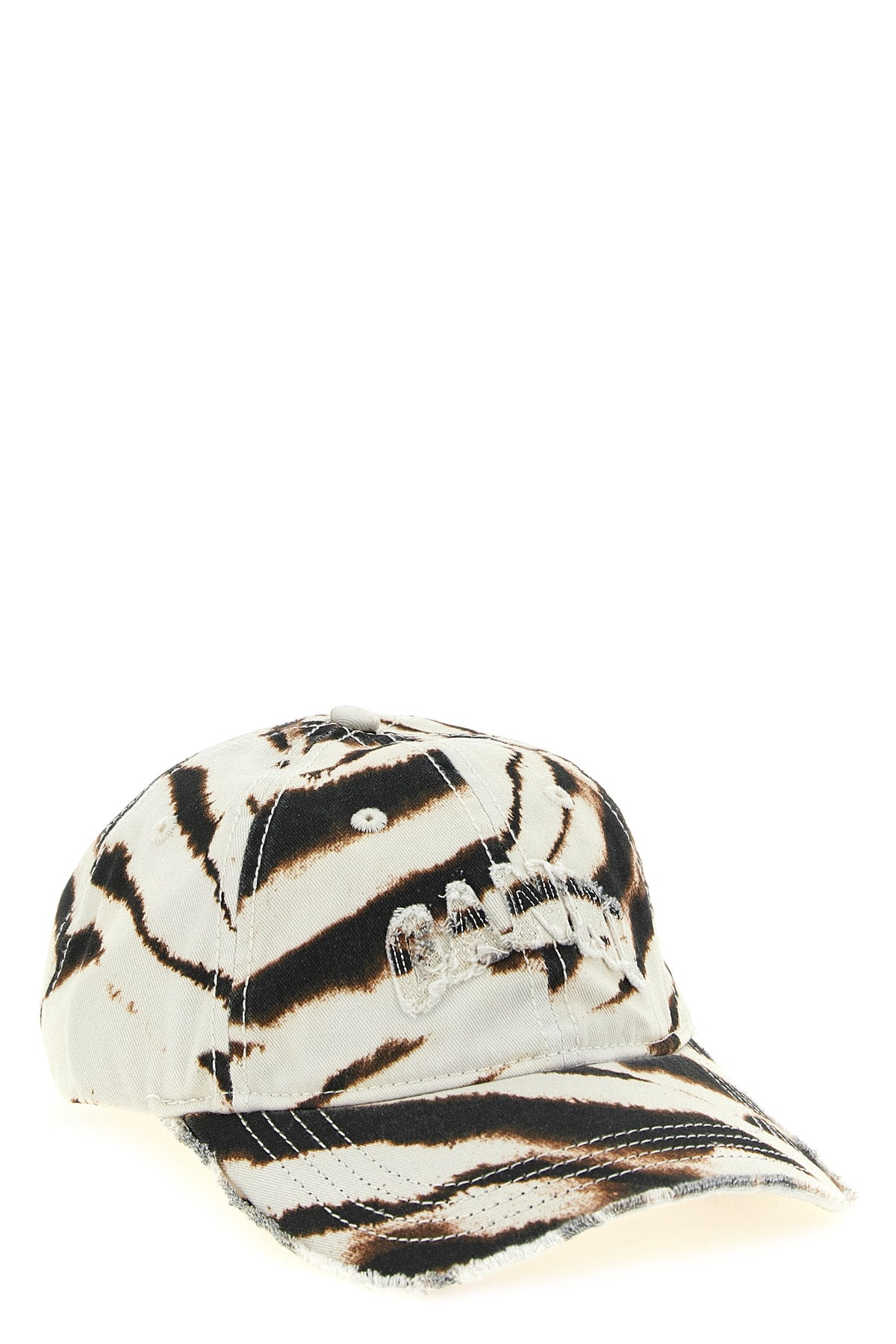 animal print cotton cap