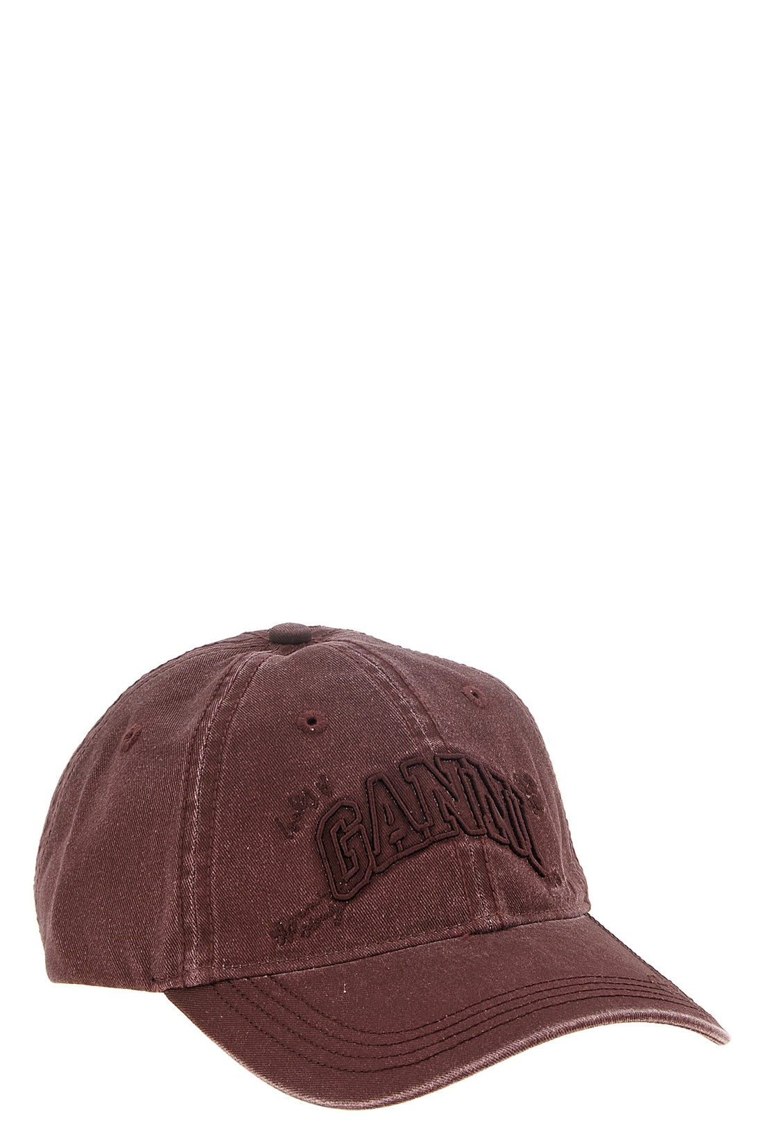GANNI OS the ganni baseball cap redefines the casual aesthetic through pure organic cotto