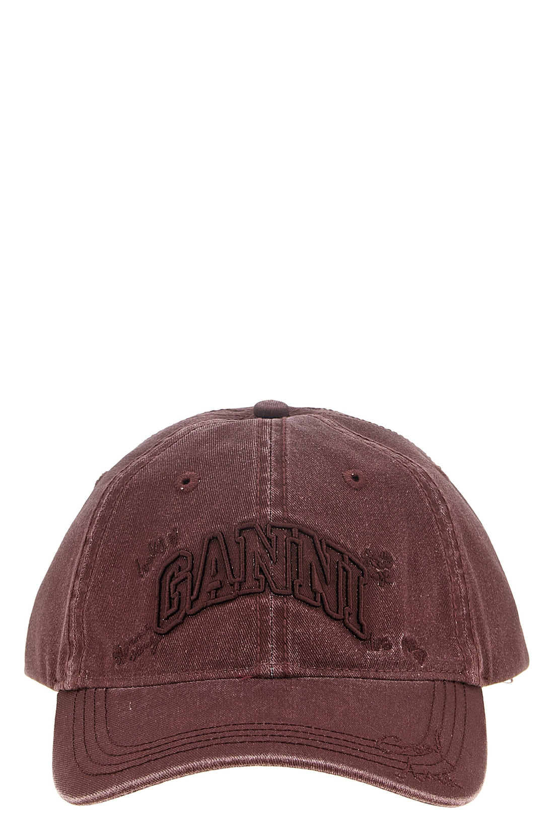 GANNI OS the ganni baseball cap redefines the casual aesthetic through pure organic cotto