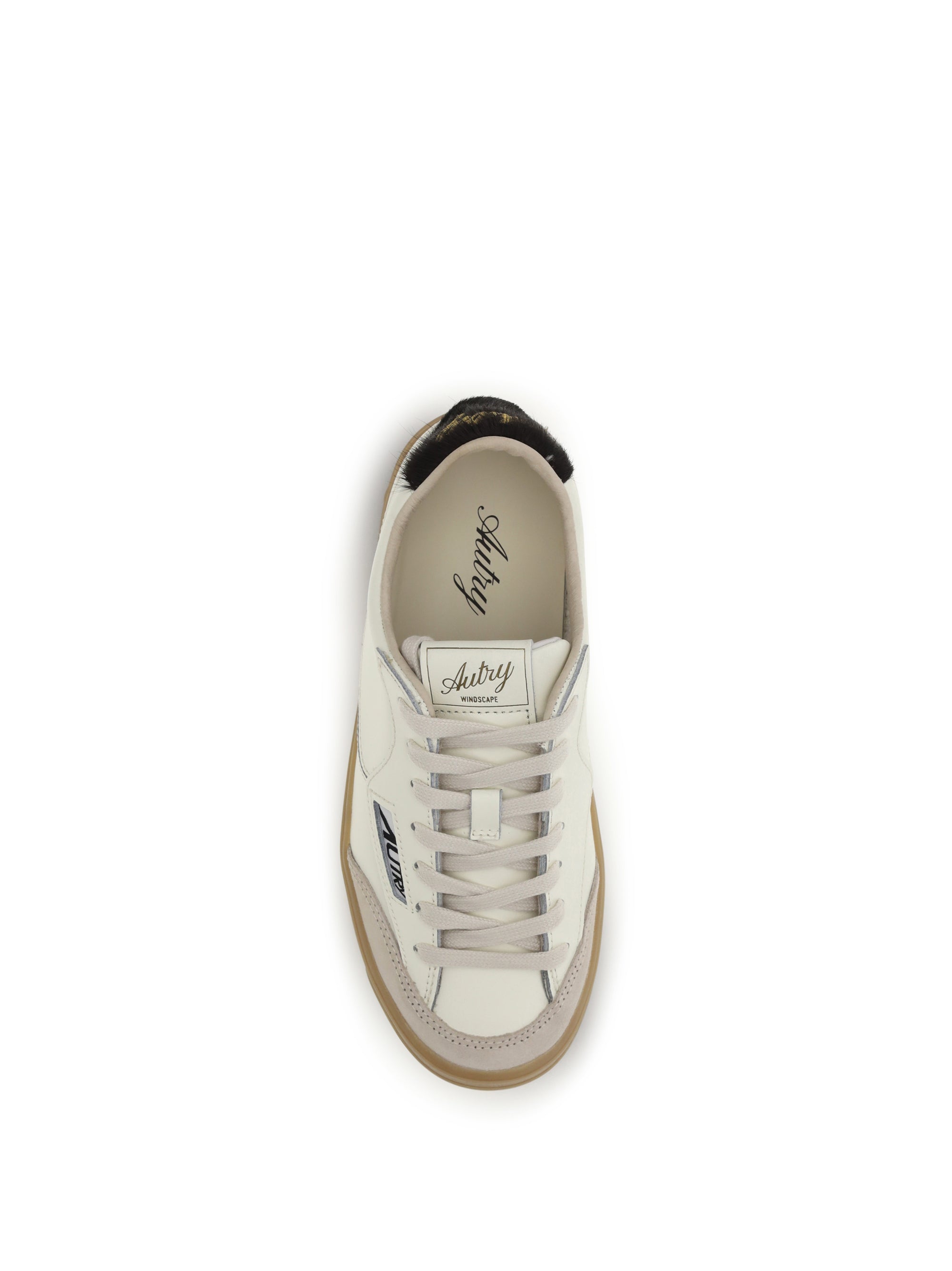 windscape low leather sneakers
