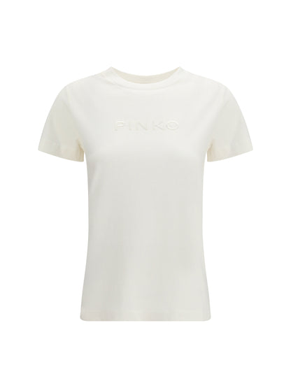 PINKO L start t-shirt jersey patch