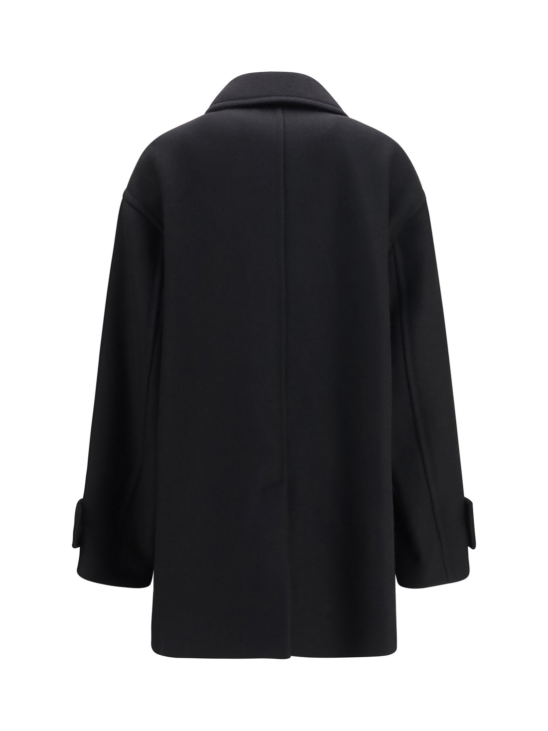 AMI PARIS 34 virgin wool short caban coat