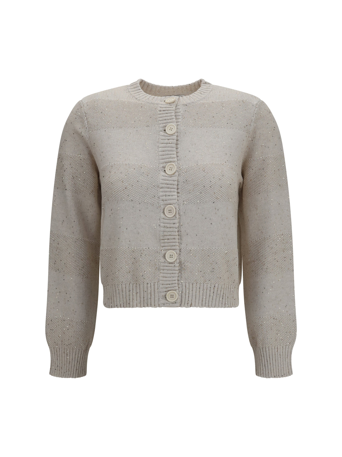 BRUNELLO CUCINELLI M long-sleeve crewneck cotton sweater