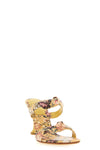 alexandre birman x agua by agua bendita clarita square flare sandals in floral