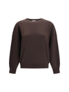 cashmere sweater with monili chain