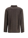 cashmere-blend zig zag shirt