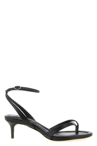 nelly leather sandals in flip-flops style