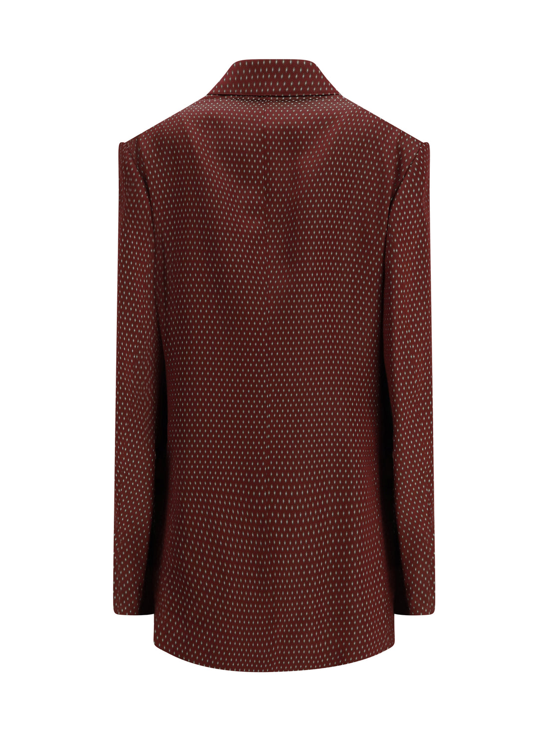 DRIES VAN NOTEN 36 jacket with a jaquard tie motif