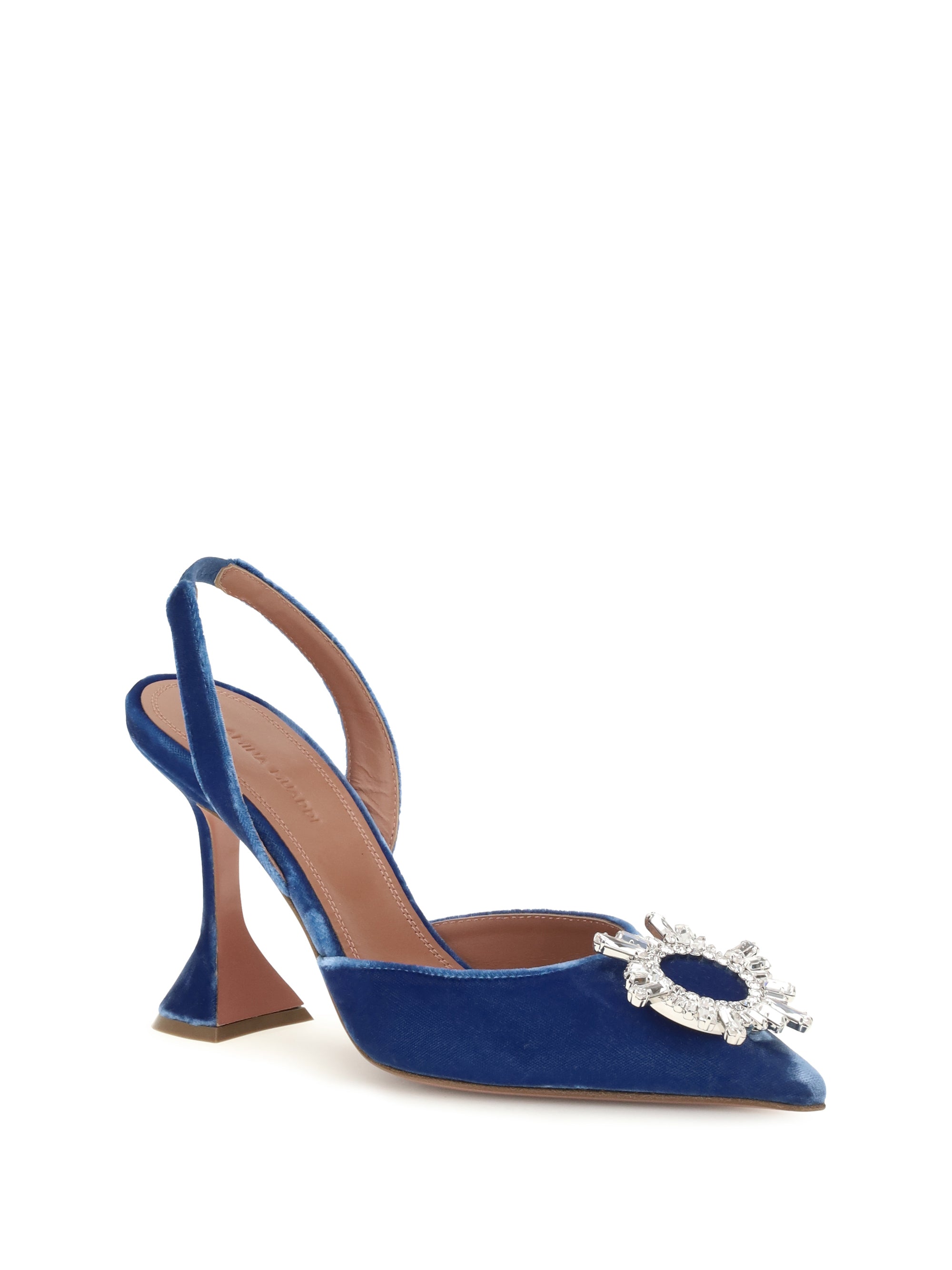 begum velvet slingback sandals