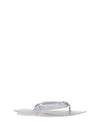 satin flip-flop sandals