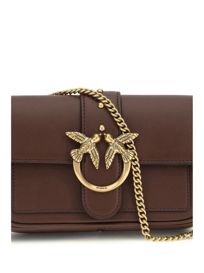 PINKO OS love one shoulder bag