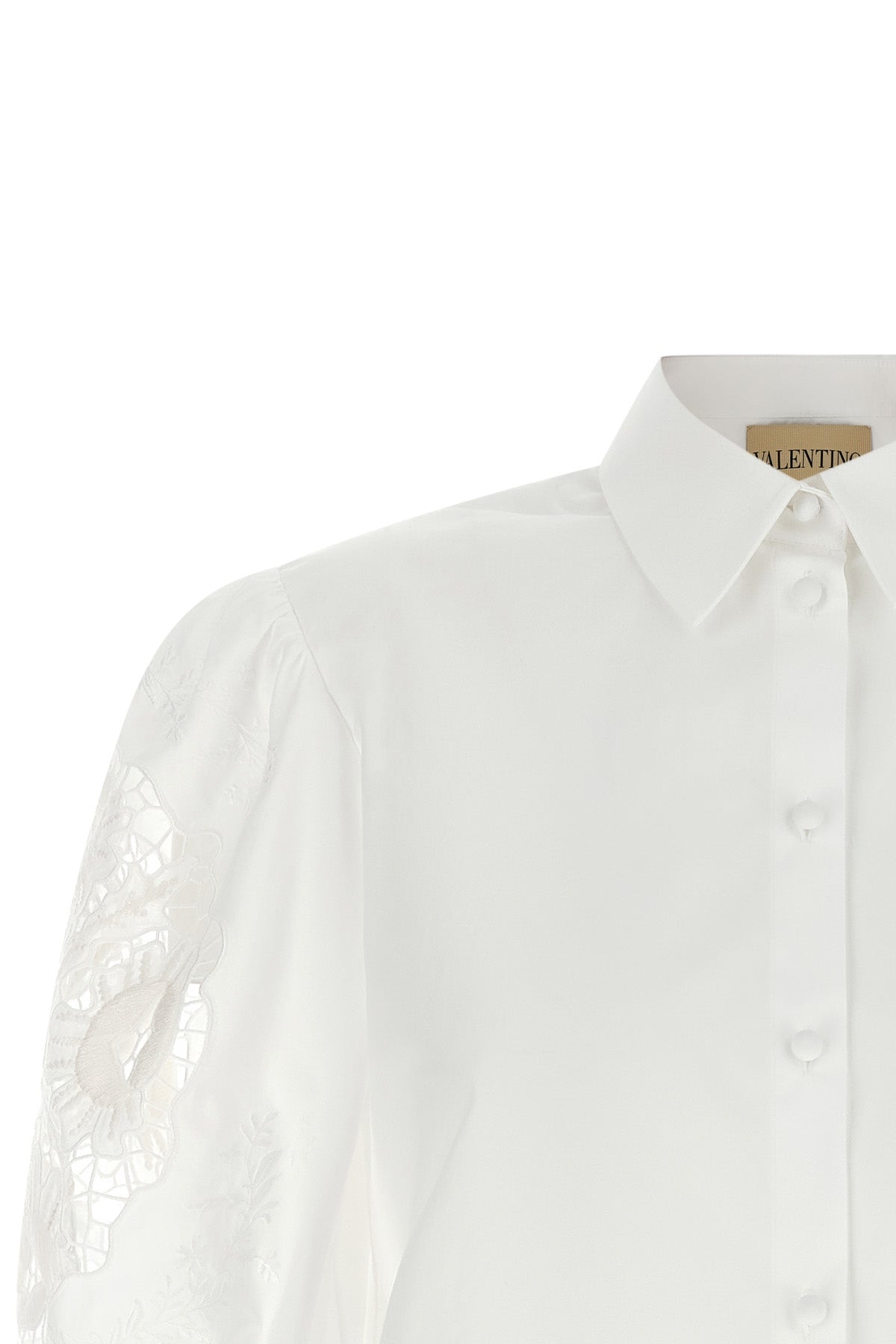 the valentino garavani cotton poplin shirt redefines classic tailoring through i