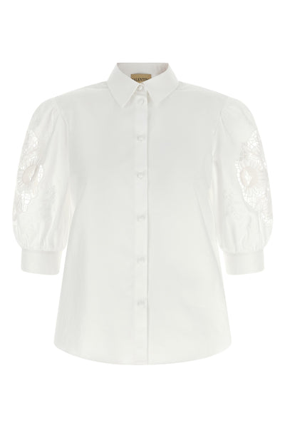 the valentino garavani cotton poplin shirt redefines classic tailoring through i