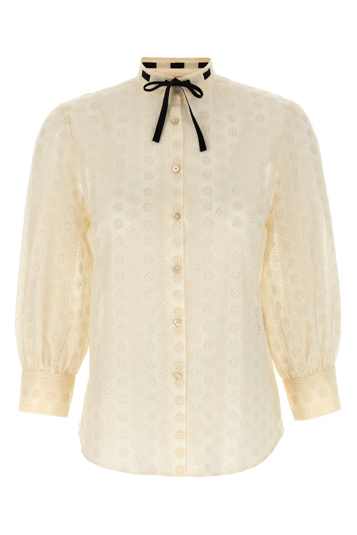 daisy sangallo polka dot shirt