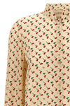 all-over crepe de chine silk shirt