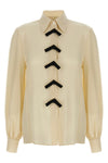 de chine crepe shirt