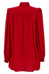 the valentino garavani bow shirt features a fluid tailored silhouette