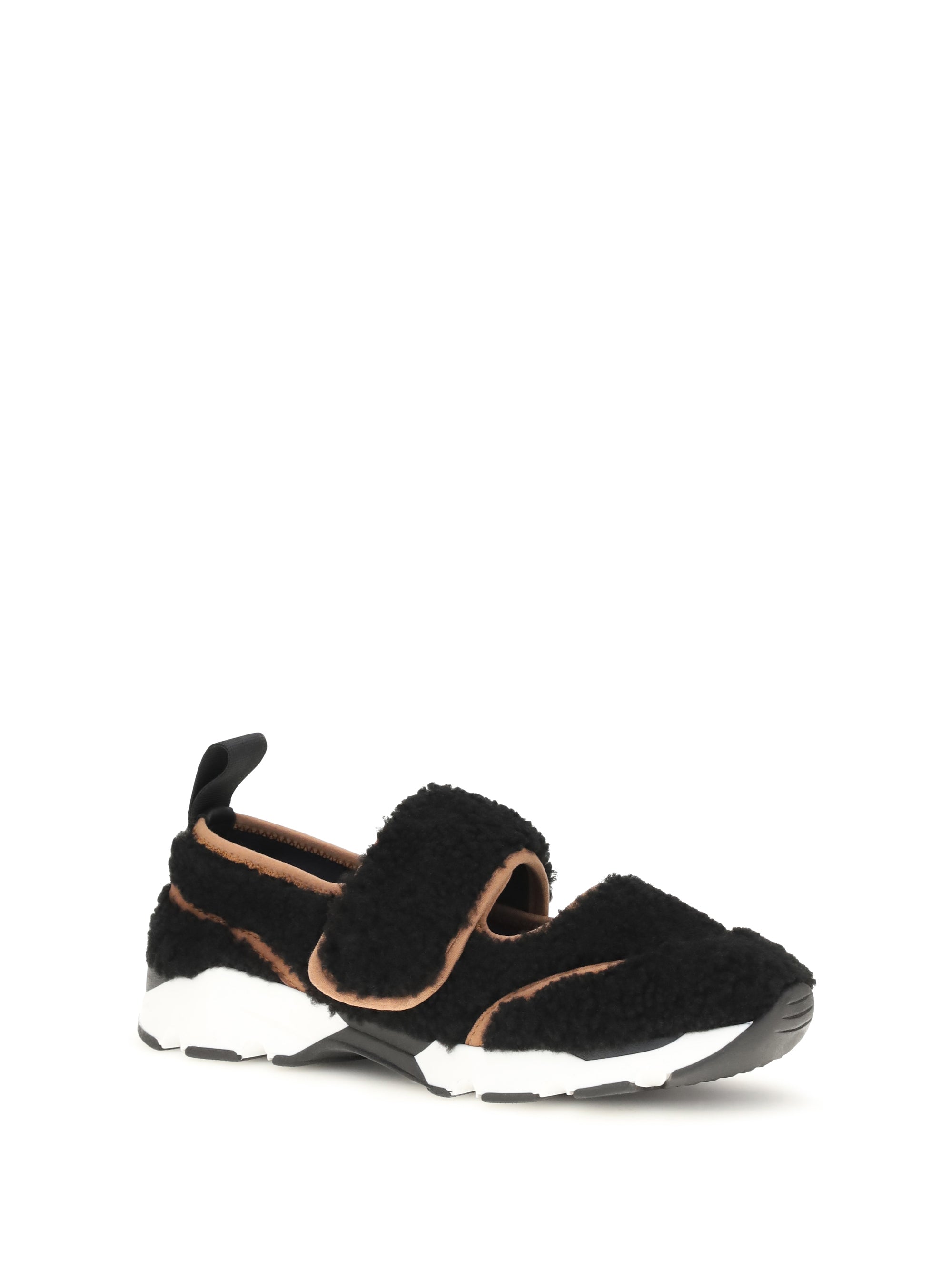 mary jane shearling sneakers