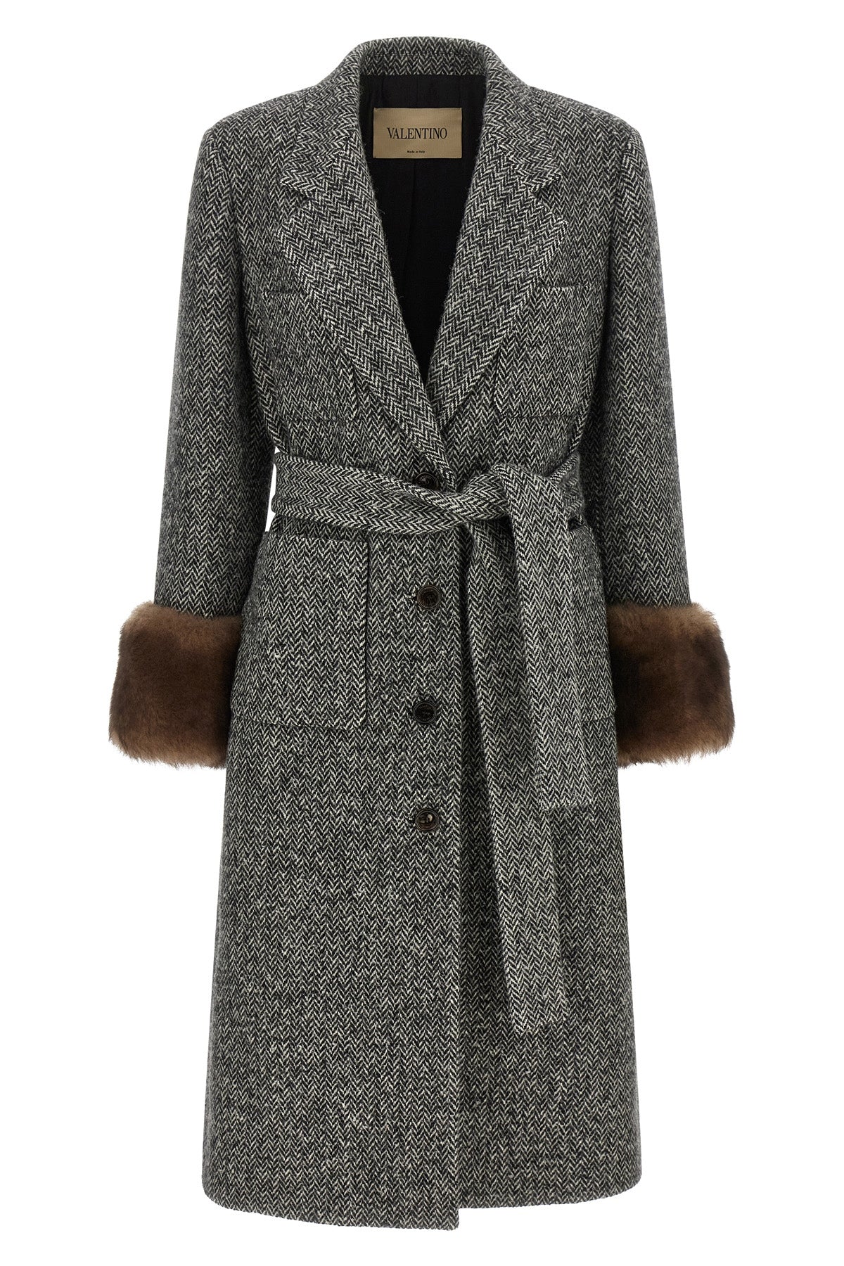 the valentino garavani mossi coat sets new standards of tailoring through a st