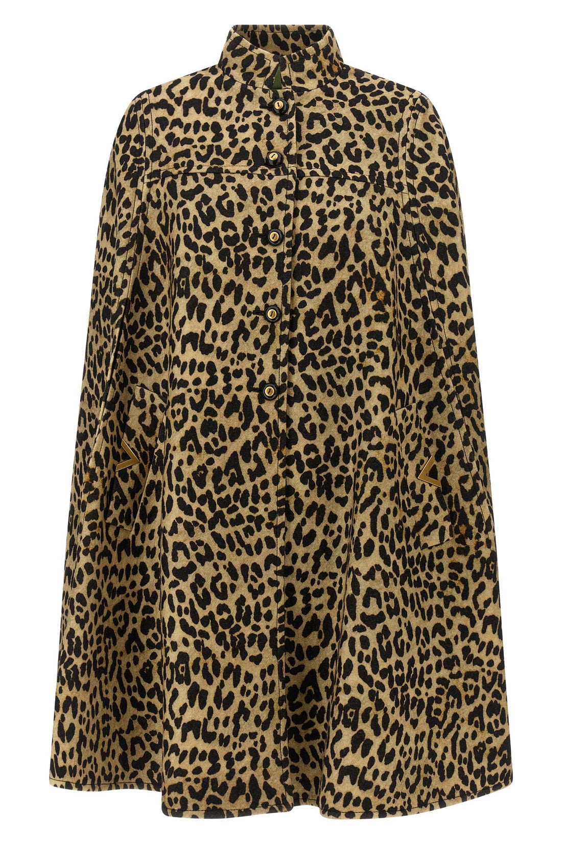 VALENTINO GARAVANI 42 animalier cloth cape