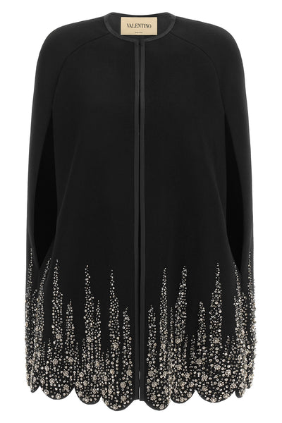 the valentino garavani cape in compact drap