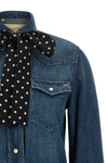the valentino garavani denim shirt redefines the codes of casual wear through a