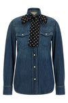 the valentino garavani denim shirt redefines the codes of casual wear through a