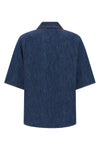 the valentino garavani denim shirt combines casual aesthetics