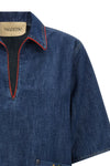 the valentino garavani denim shirt combines casual aesthetics