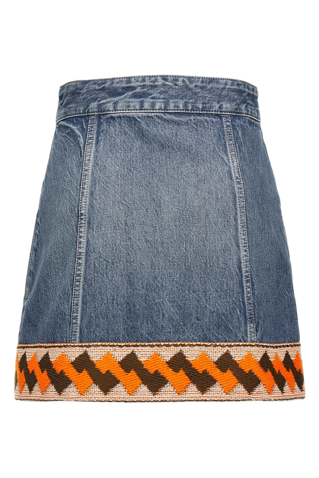 VALENTINO GARAVANI 38 cotton denim mini skirt