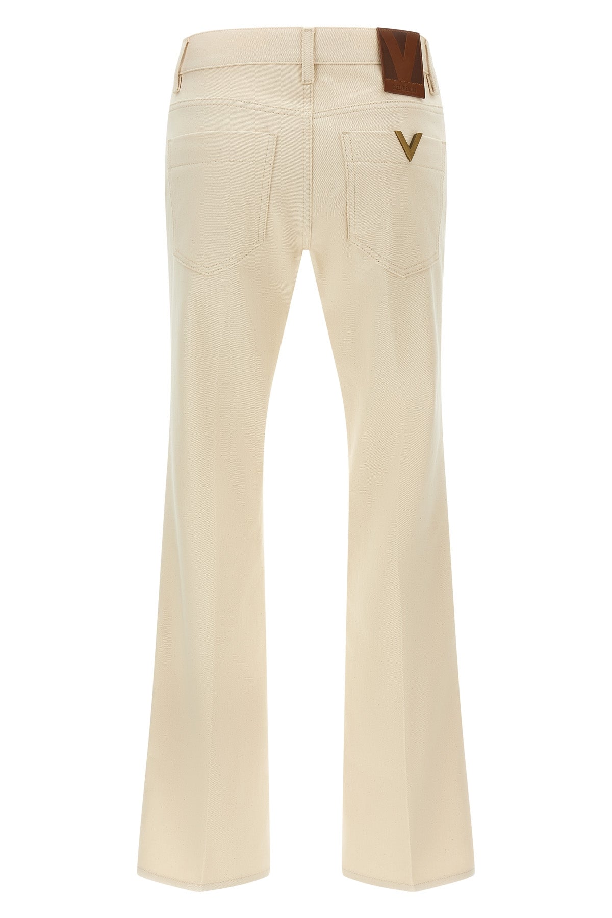 garment-dyed solid denim jeans