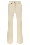 garment-dyed solid denim jeans