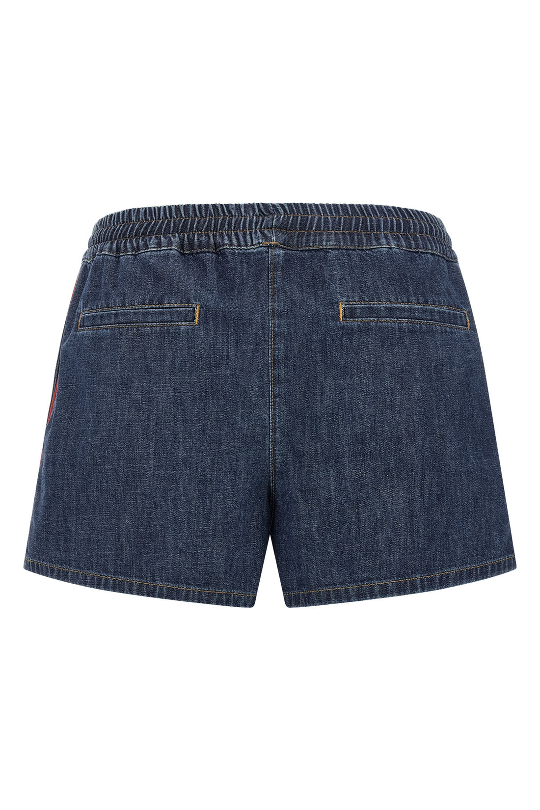 VALENTINO GARAVANI 38 chambray cotton denim shorts